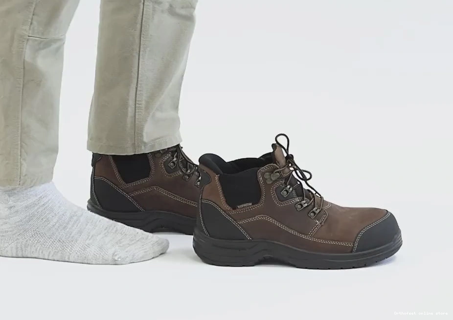 Buy cheap products Hands-Free Work Boots Graphite Brown 0605